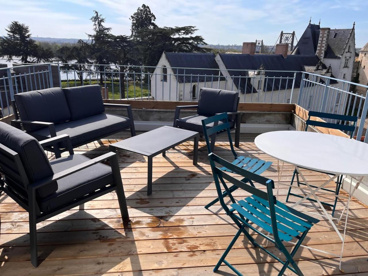 Grand Gite Terrasse Vue Loire Et Chateau D'Ancenis Buitenkant foto