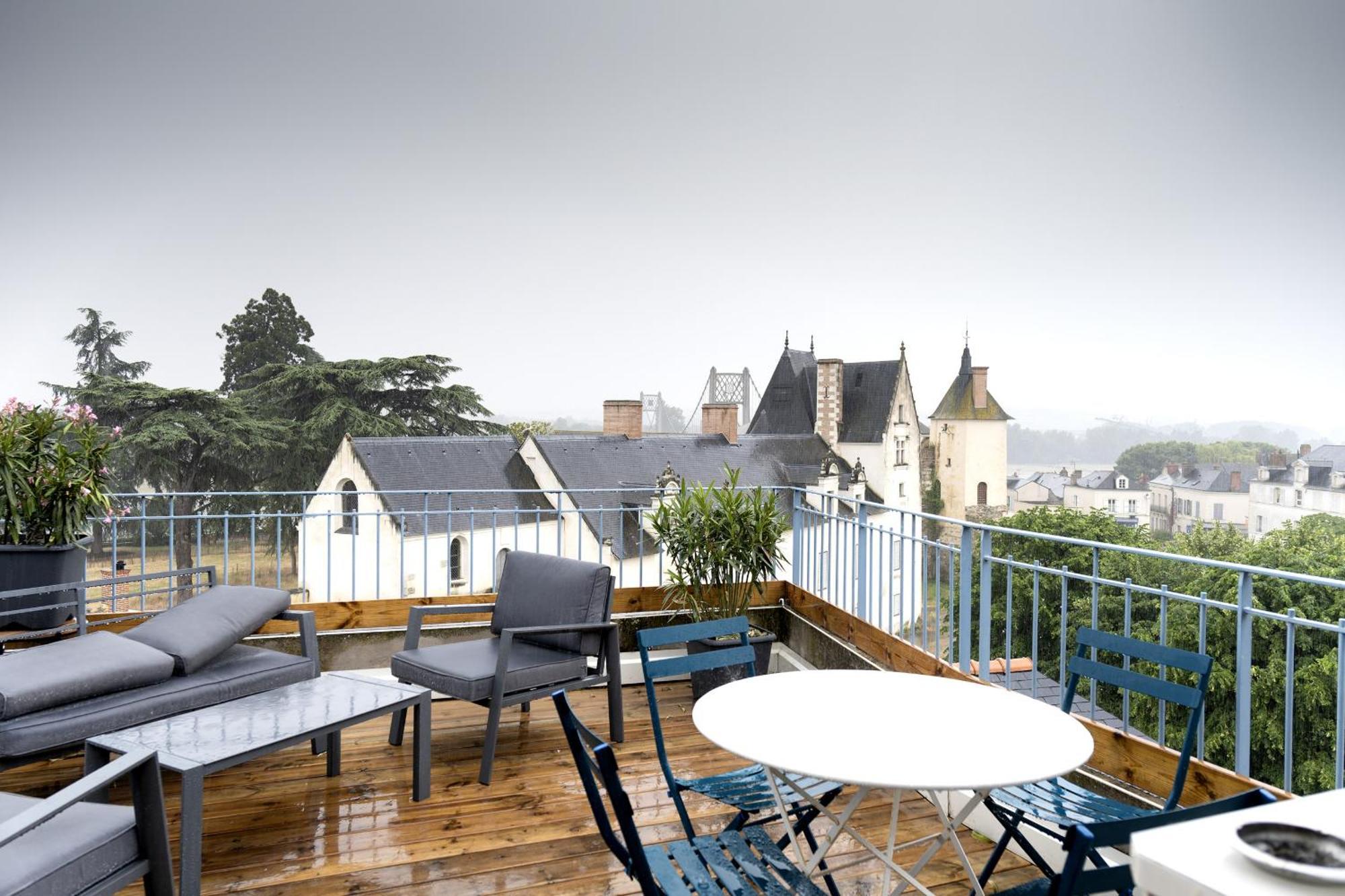 Grand Gite Terrasse Vue Loire Et Chateau D'Ancenis Buitenkant foto